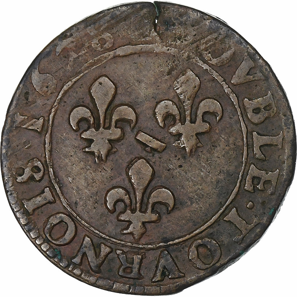 Principality of Dombes, Marie de Montpensier, Double Tournois, 1628, Trévoux