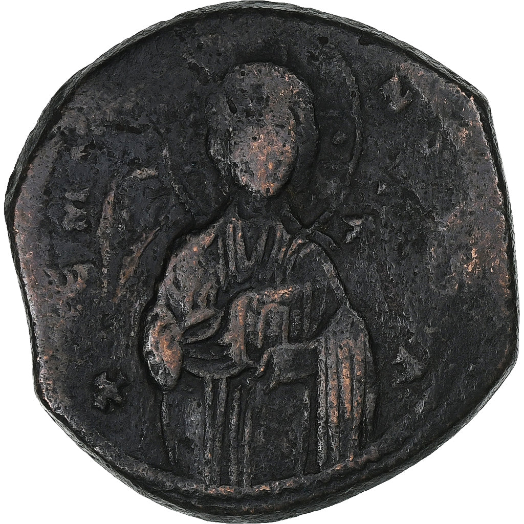 Time of Michael IV, Follis, 1034-1041, Constantinople, Bronze, S+, Sear:1825