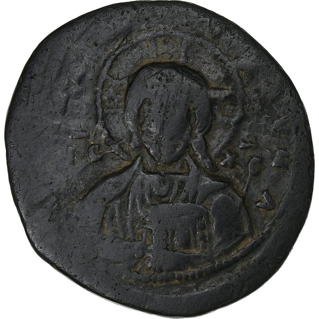 Basile II and Constantin VIII, Follis, 976-1025, Constantinople, Bronze, S