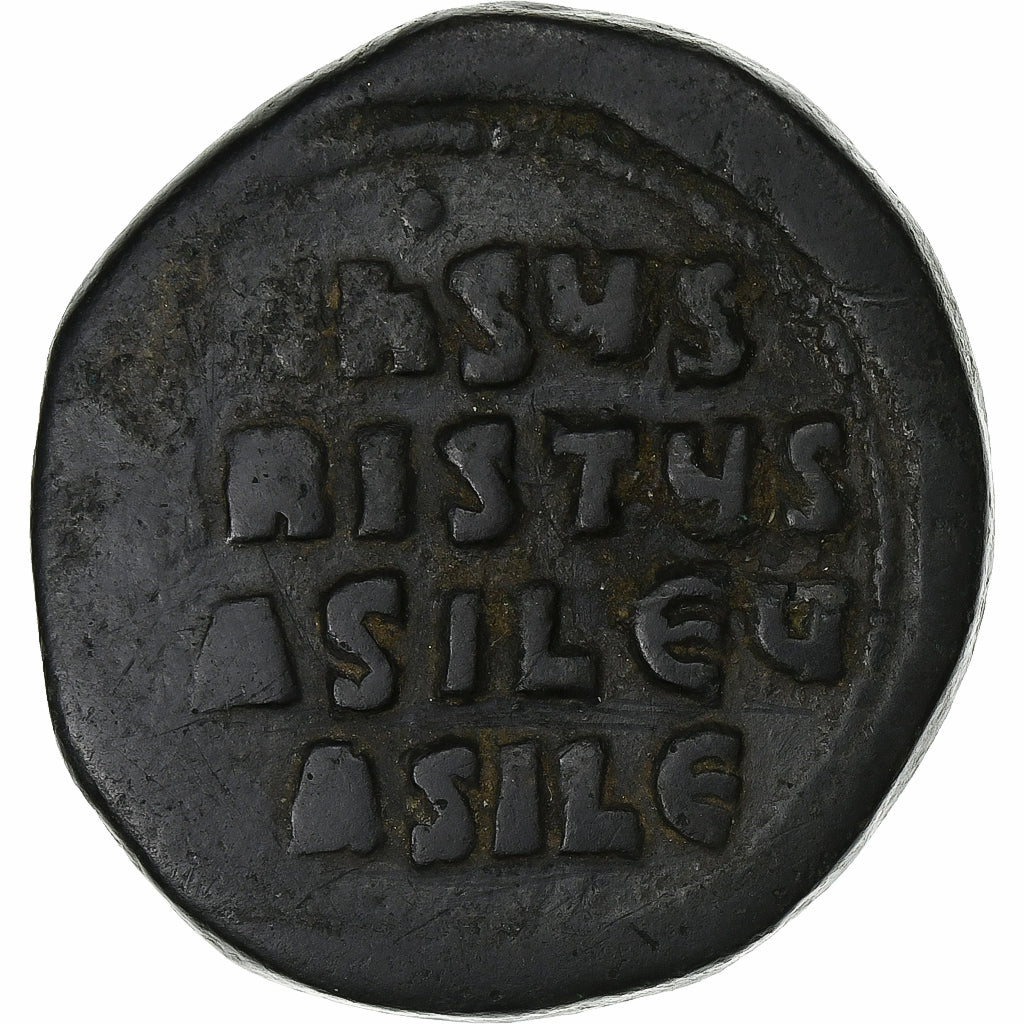 Basile II and Constantin VIII, Follis, 976-1025, Constantinople, Bronze, S
