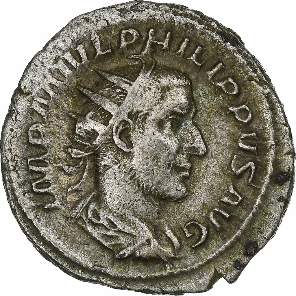 Philip I, Antoninianus, 244-247, Rome, Silver, EF(40-45), RIC:47