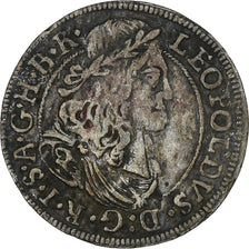 Austria, Leopold I, 3 Kreuzer, 1675, Hall, Silver, EF(40-45), KM:1245