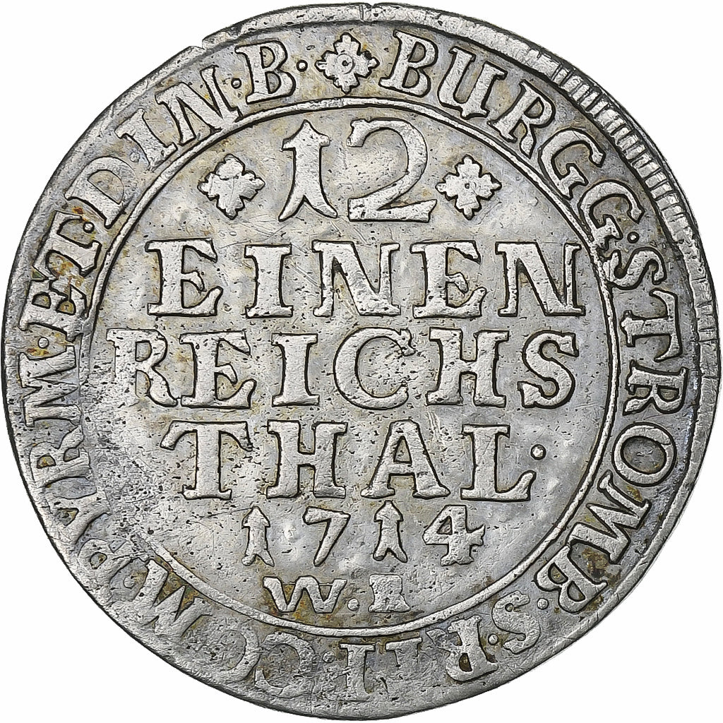 Bishopric of Münster, Franz Arnold, 1/12 Thaler, 1714, Munster, Silber, SS