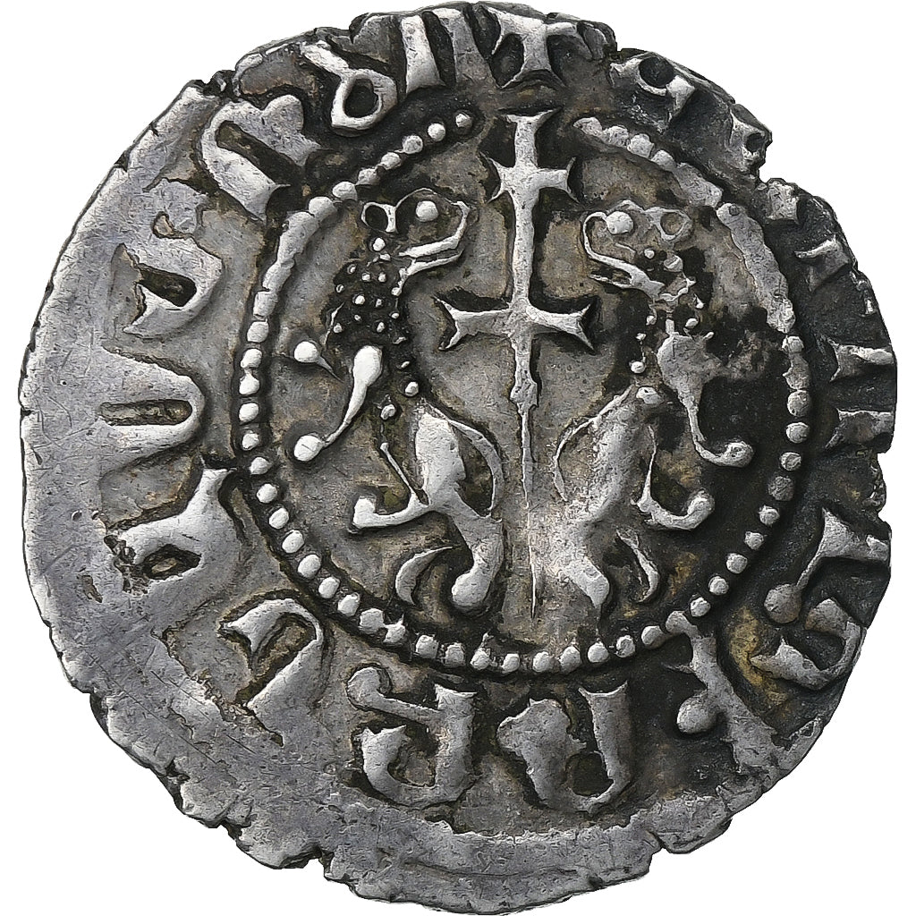 Armenian Kingdom of Cilicia, Levon I, Tram, 1198-1219, Srebro, AU(50-53)