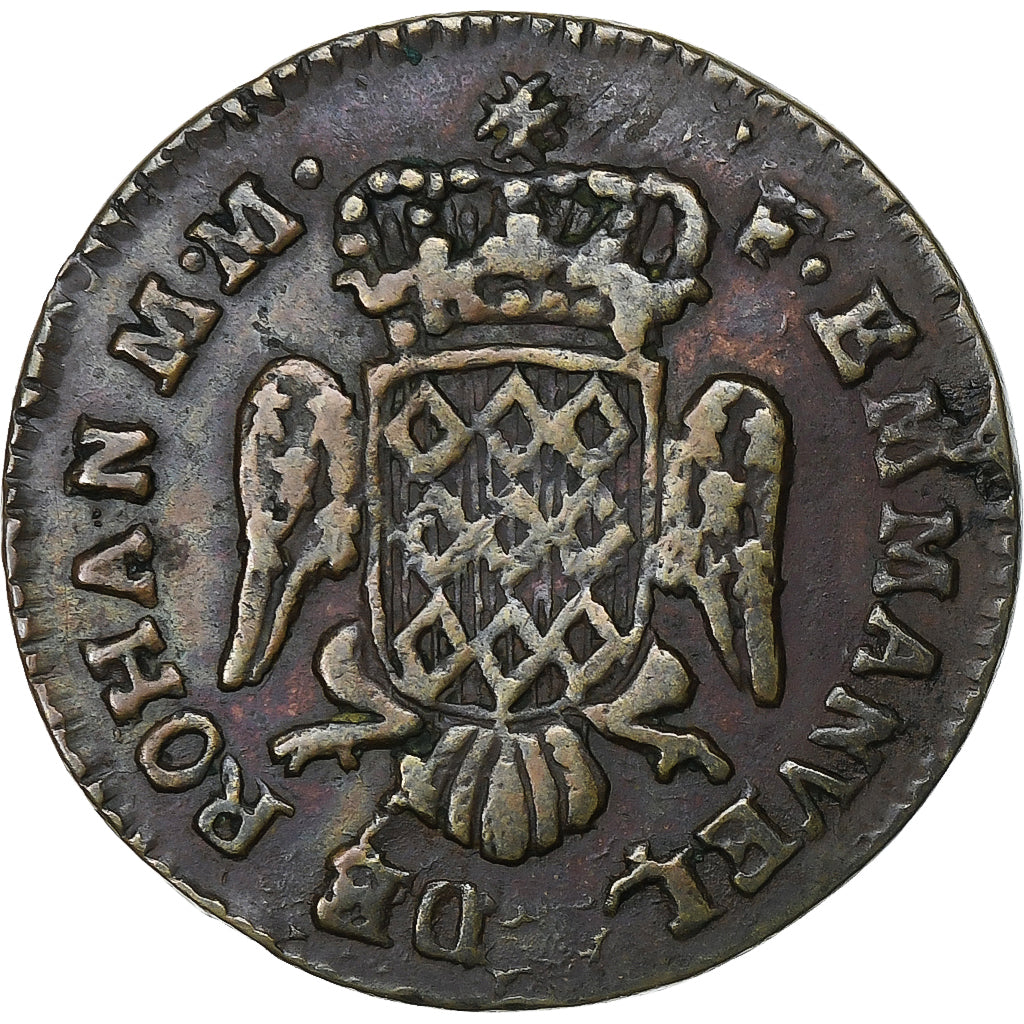 Malta, Emmanuel de Rohan, 10 Grani, 1786, Copper, EF(40-45), KM:300