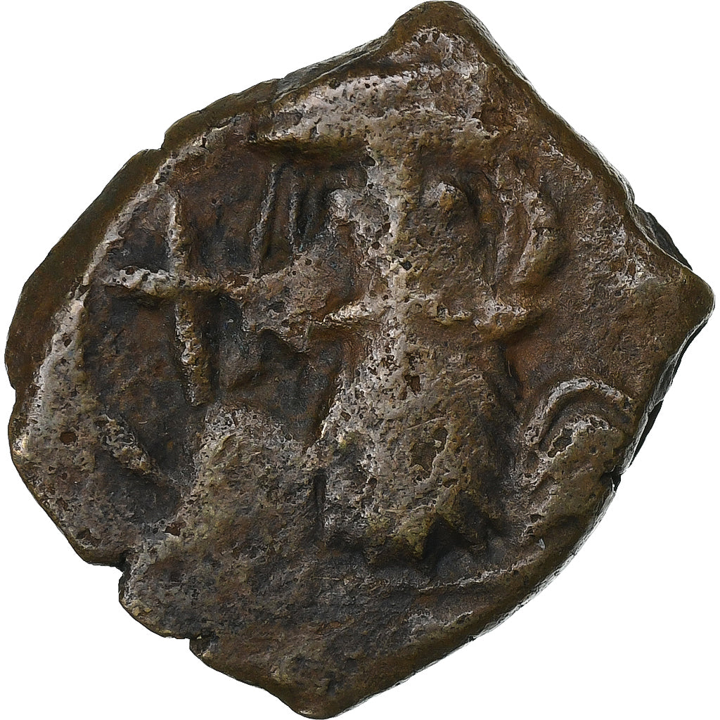 Constans II, Follis, 659-668, Constantinople, Bronze, VF(20-25), Sear:1013