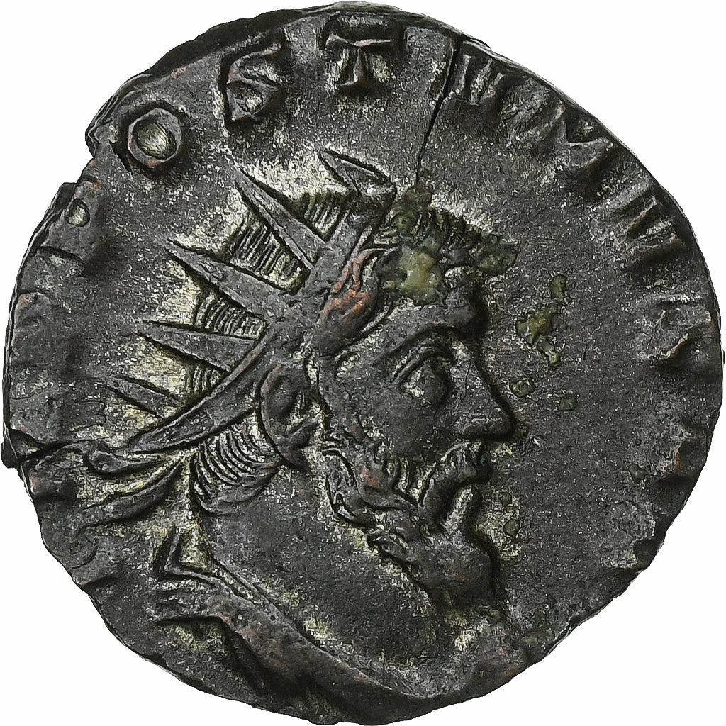 Postumus, Antoninianus, 268, Mediolanum, Billon, SS+, RIC:378