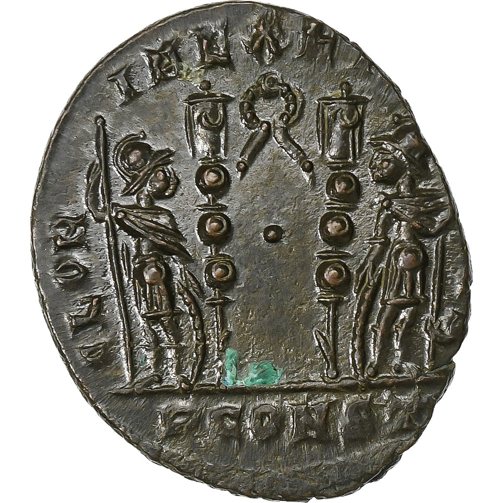 Constantine II, Follis, 333-334, Arles, Brązowy, MS(60-62), RIC:376