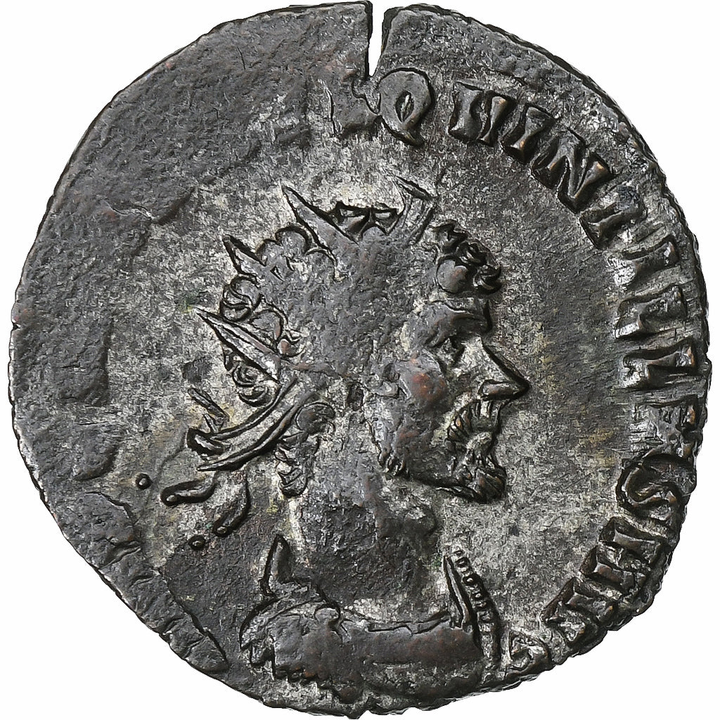Quintillus, Antoninianus, 270, Rome, Lingote, AU(50-53), RIC:29