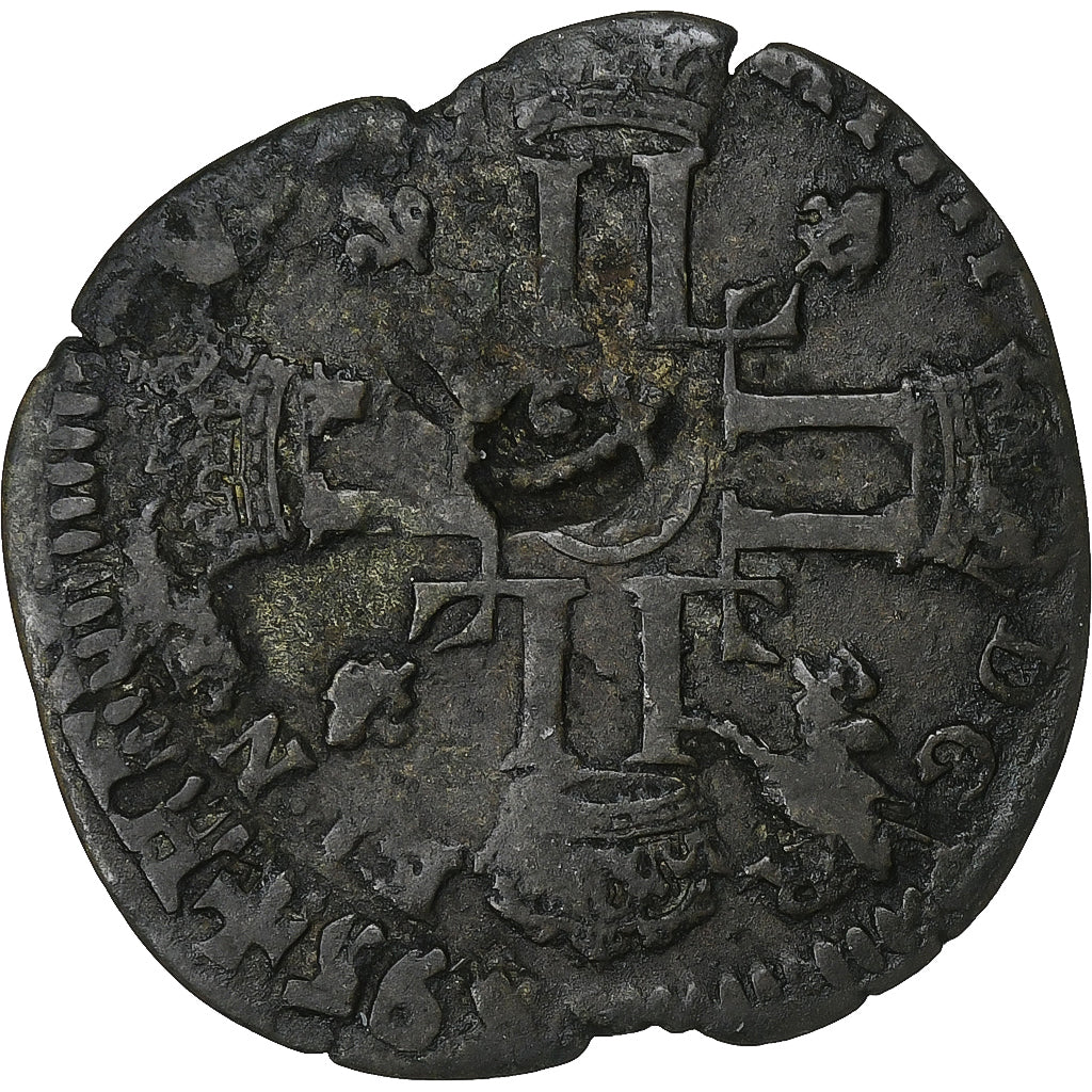 Frankrijk, Louis XIV, Quinzain aux 8 L, 1695, Uncertain mint, Billon, FR+