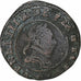 Francia, Henri III, Double Tournois, 1589, Saint-Lô, Rame, MB, CGKL:118