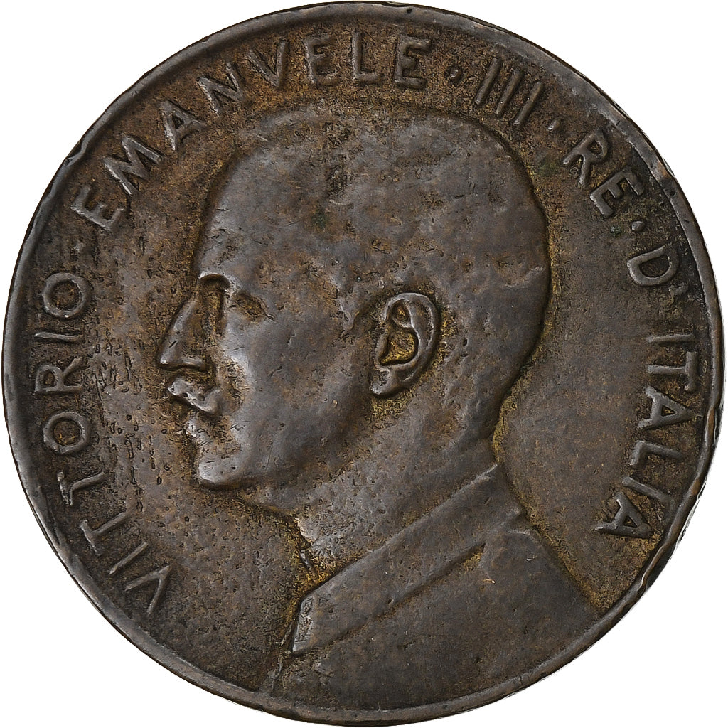 Italy, Vittorio Emanuele III, 5 Centesimi, 1918, Rome, Copper, EF(40-45), KM:42