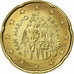 Saint Marin , 20 Euro Cent, 2002, Rome, Or nordique, SPL