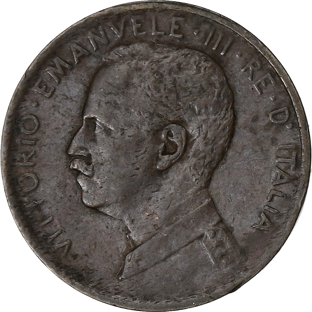 Italia, Vittorio Emanuele III, Centesimo, 1915, Rome, Bronzo, BB+, KM:40