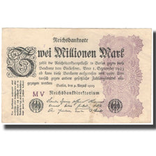 Banconote, Germania, 2 Millionen Mark, 1923, KM:104a, BB