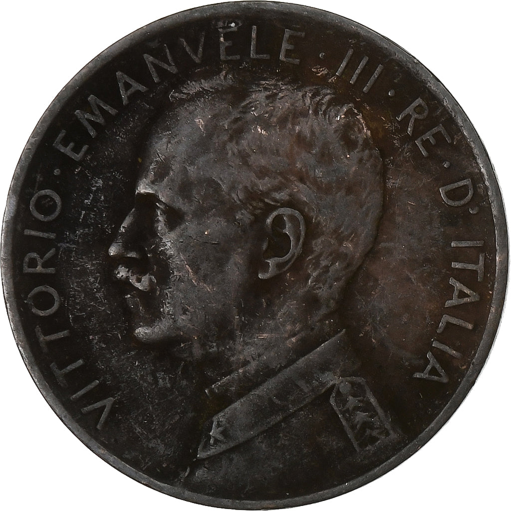 Italia, Vittorio Emanuele III, 2 Centesimi, 1915, Rome, Bronce, BC+, KM:41