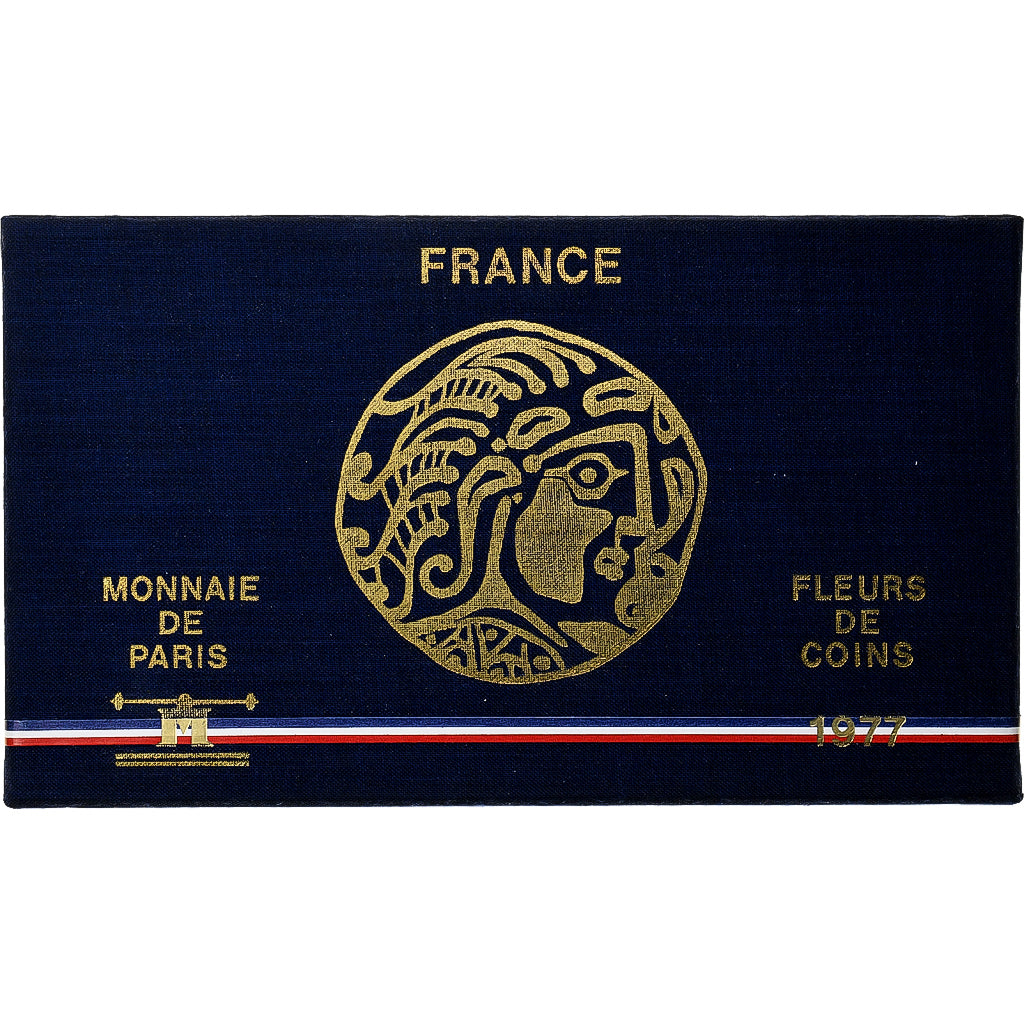 France, Coffret 1 c. à 50 frs., 1977, MDP, série FDC, FDC