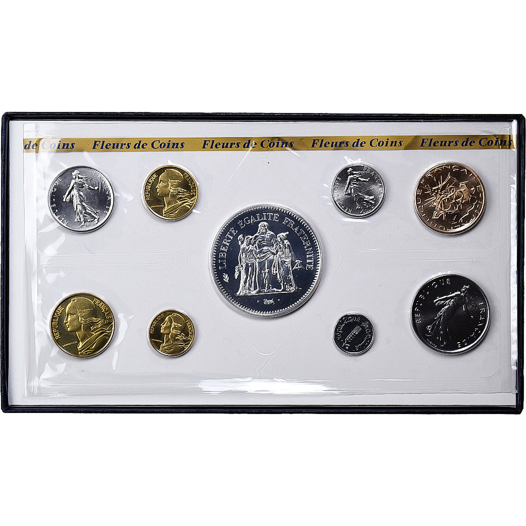 France, Coffret 1 c. à 50 frs., 1978, MDP, série FDC, FDC
