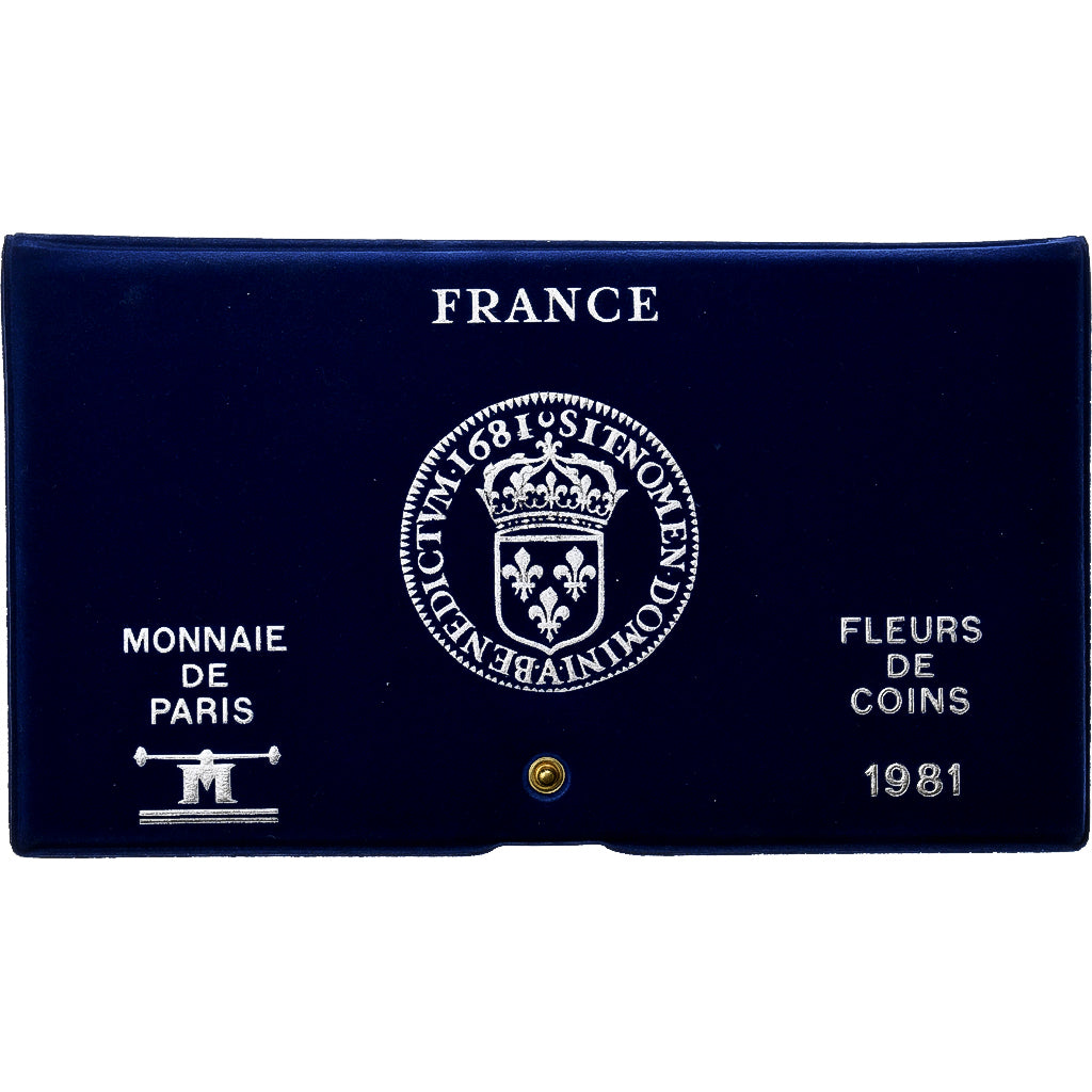 Francia, Coffret 1 c. à 10 frs., 1981, MDP, série FDC, Sin información, FDC