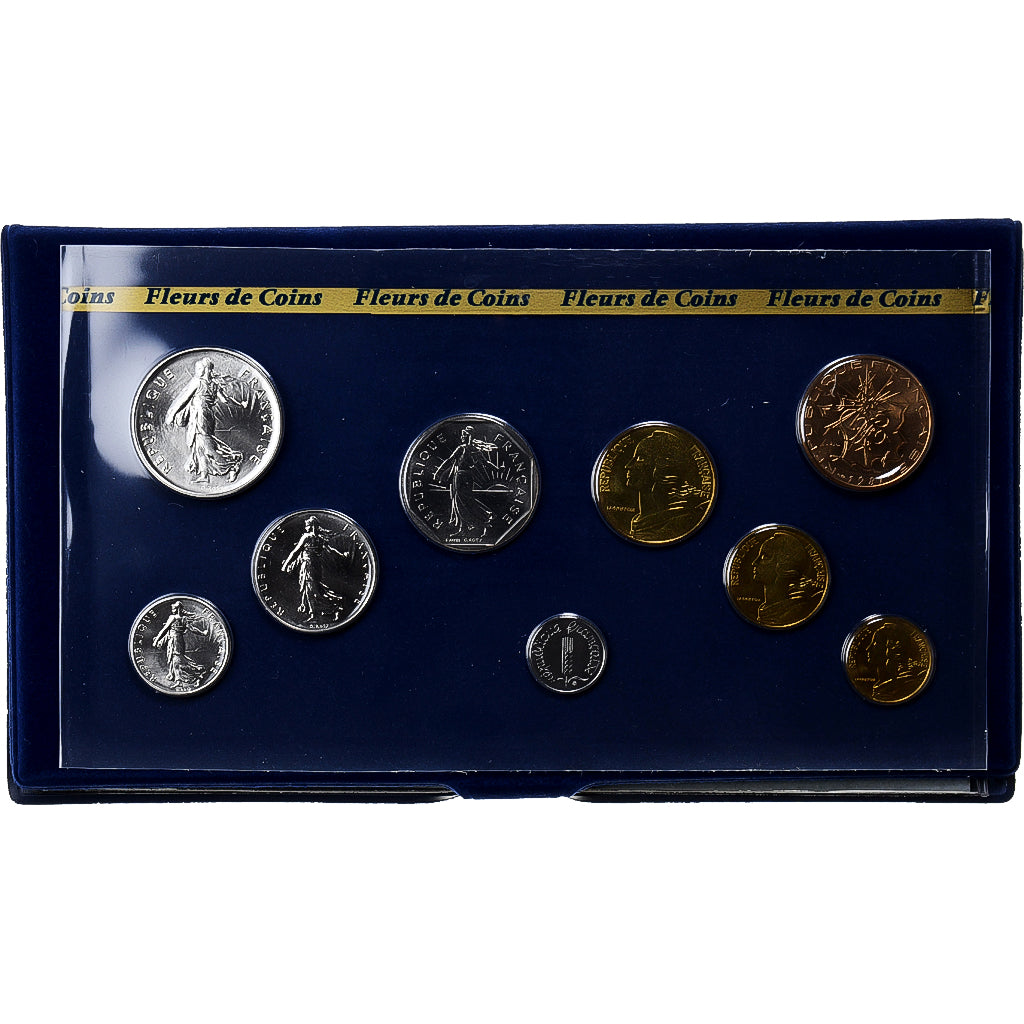 Francia, Coffret 1 c. à 10 frs., 1981, MDP, série FDC, Sin información, FDC