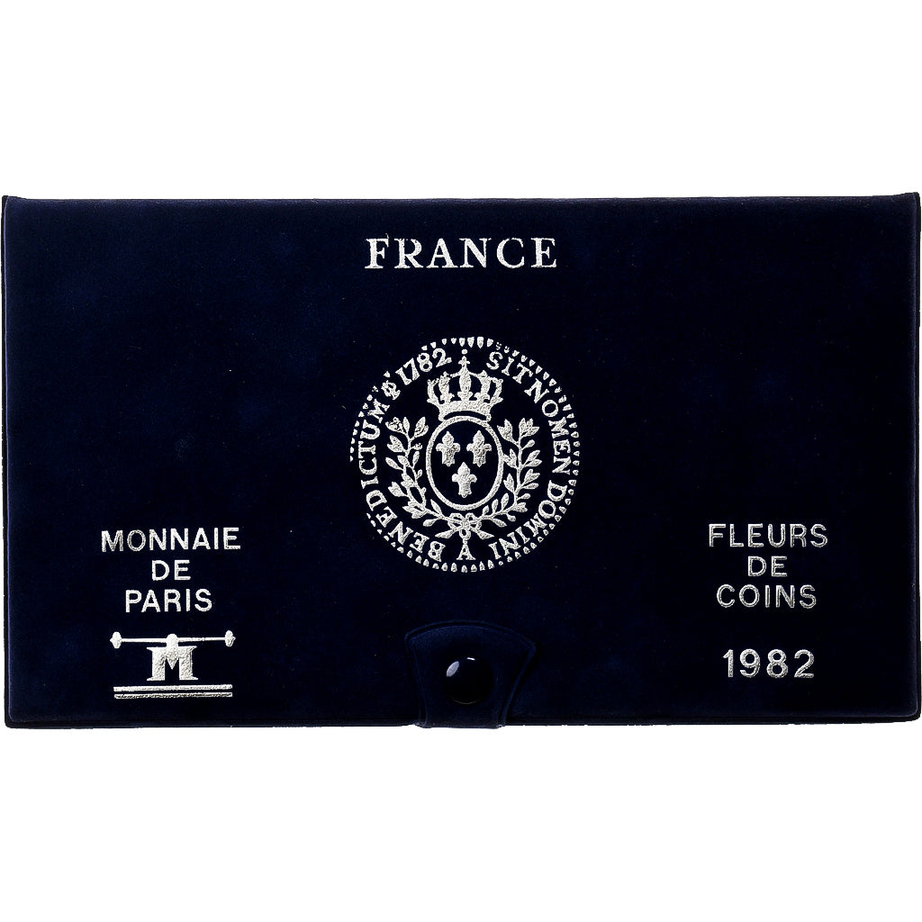 France, Coffret 1 c. à 100 frs., 1982, MDP, série FDC, MS(65-70)