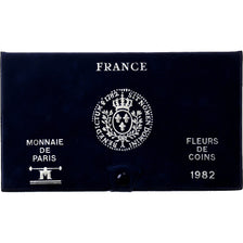 France, Coffret 1 c. à 100 frs., 1982, MDP, série FDC, MS(65-70)