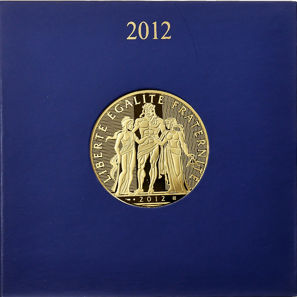 France, 1000 Euro, Hercule, BE, 2012, MDP, Or, FDC