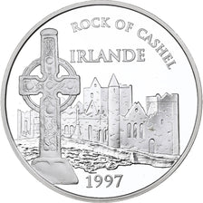 França, 100 Francs-15 Euro, Rock of Cashel (Irlande), 1997, MDP, Proof, Prata