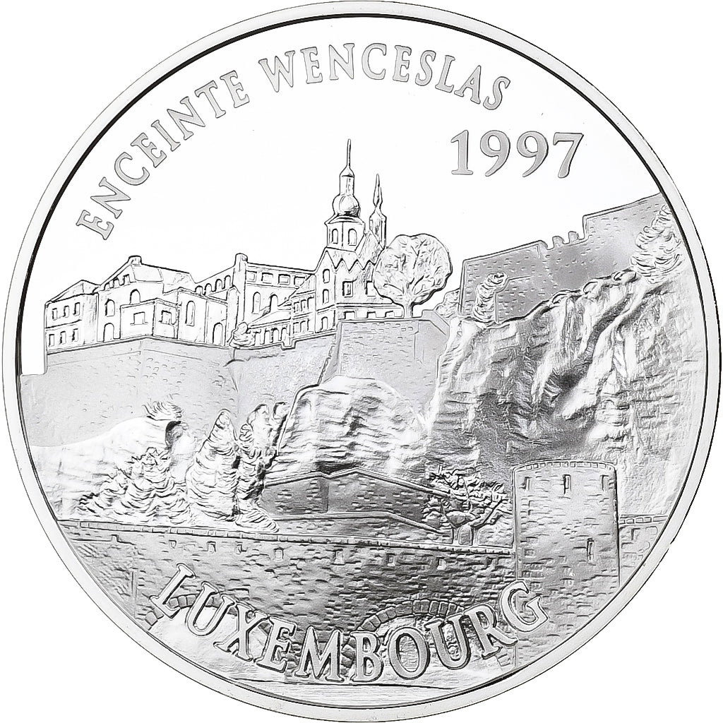 Francia, 100 Francs-15 Euro, Enceinte Wenceslas (Luxembourg), 1997, MDP, FS