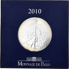 France, 50 Euro, Semeuse, 2010, MDP, Silver, MS(64)