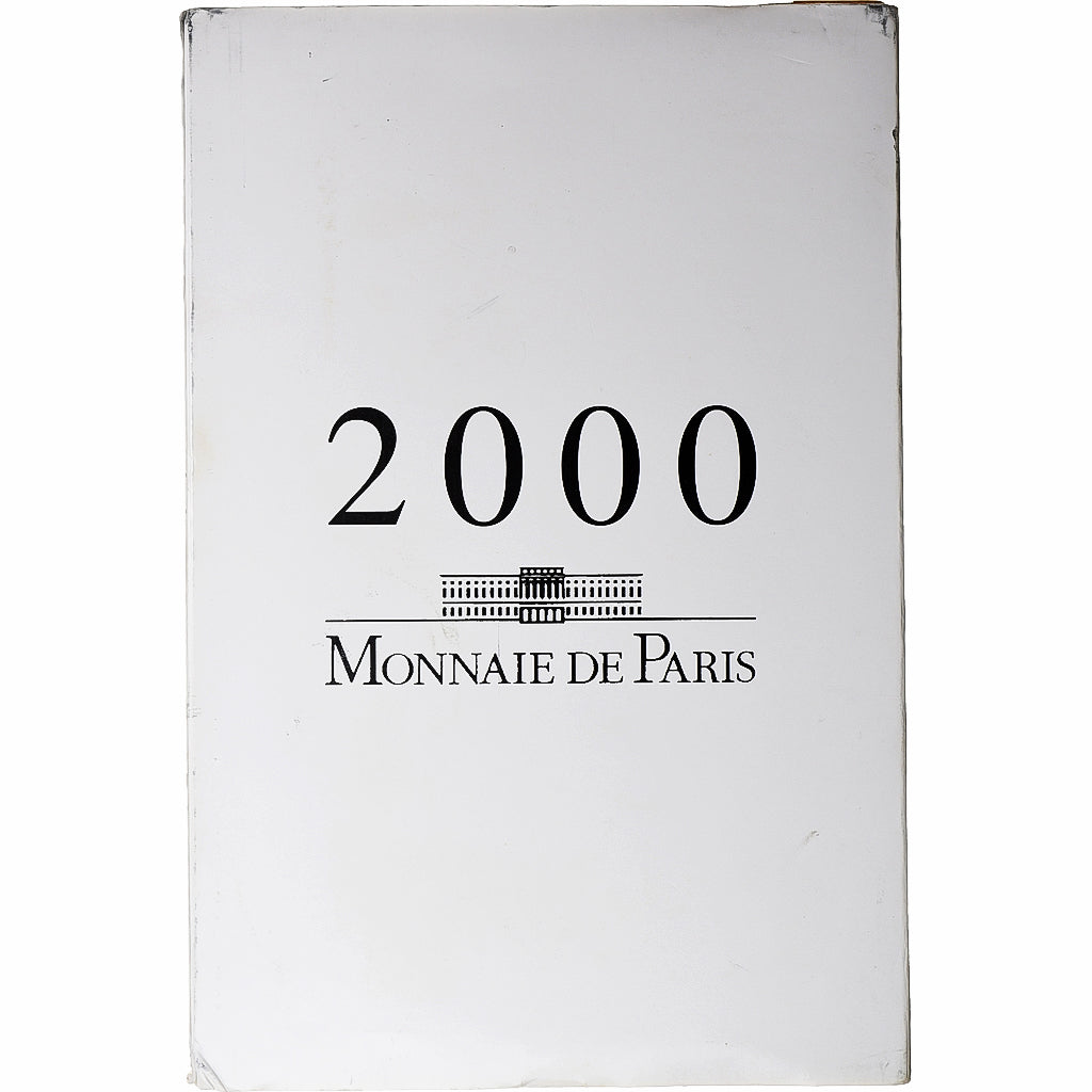 France, Set 1 c. - 100 frs., 2000, MDP, Proof, MS(65-70)