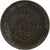 Spain, Isabel II, 5 Centimos, 1868, Barcelona, Bronze, EF(40-45), KM:635.1
