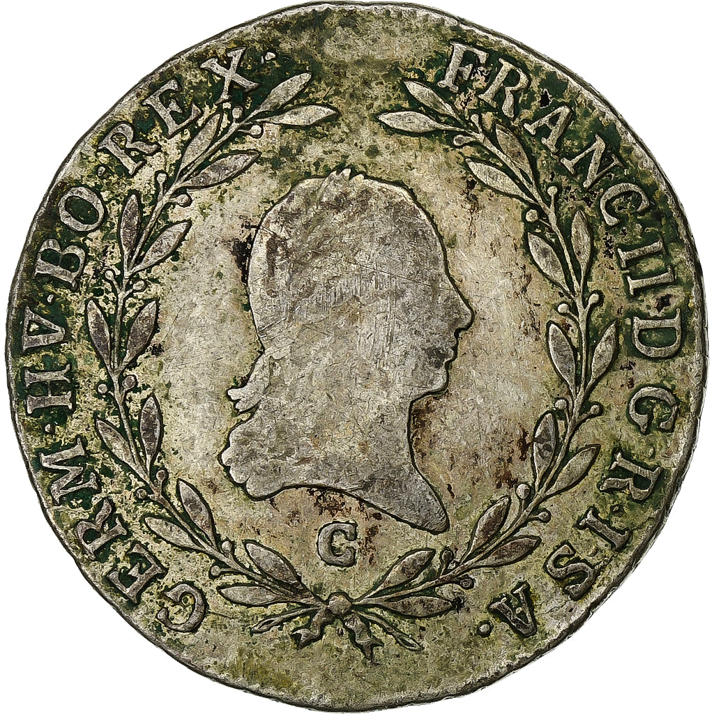Austria, Franz II, 20 Kreuzer, 1803, Prague, Silver, VF(30-35), KM:2139