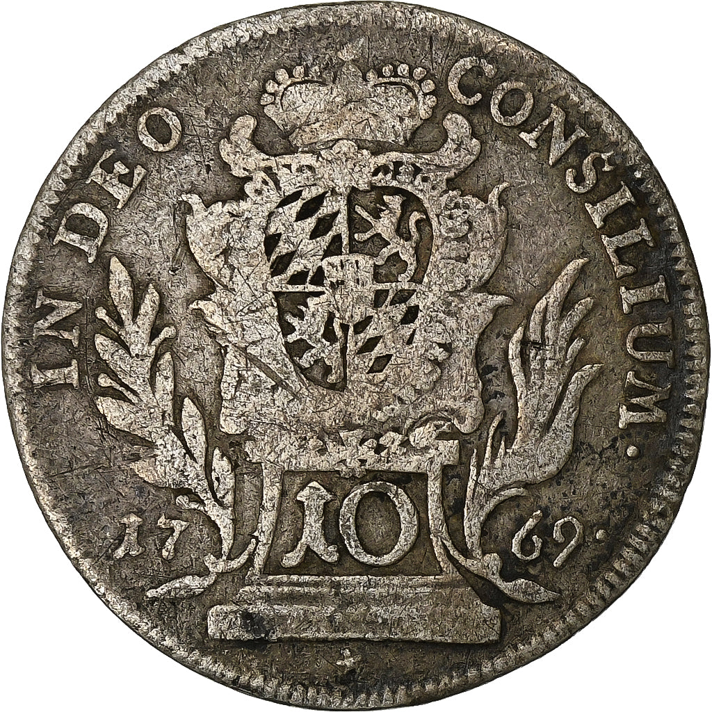 Austria, Joseph II, 10 Kreuzer, 1769, Kremnica, Silver, VF(20-25)