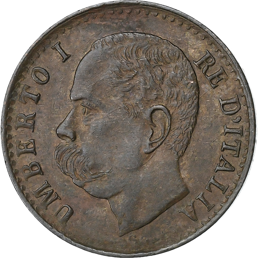 Italy, Umberto I, Centesimo, 1900, Rome, Copper, AU(55-58)