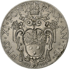 Vatican, Pius XI, 2 Lire, 1933-1934, Rome, Nickel, MS(60-62)