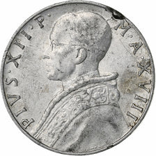 Vatican, Pius XII, 10 Lire, 1956, Rome, Aluminum, AU(55-58)