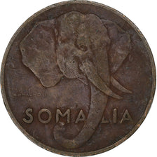 Italian Somaliland, 5 Centesimi, 1950, Rome, Brass, EF(40-45)