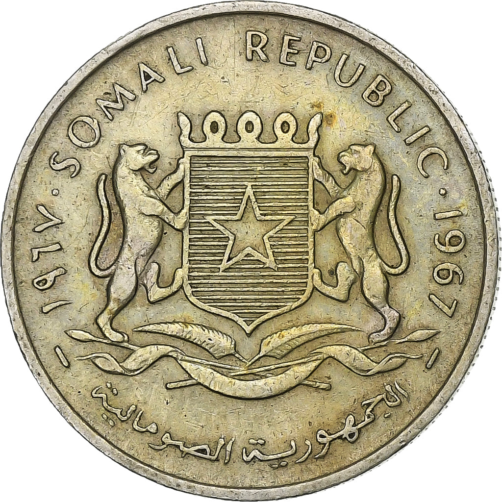 Somalia, 50 Centesimi, 1967, Kupfer-Nickel, SS+