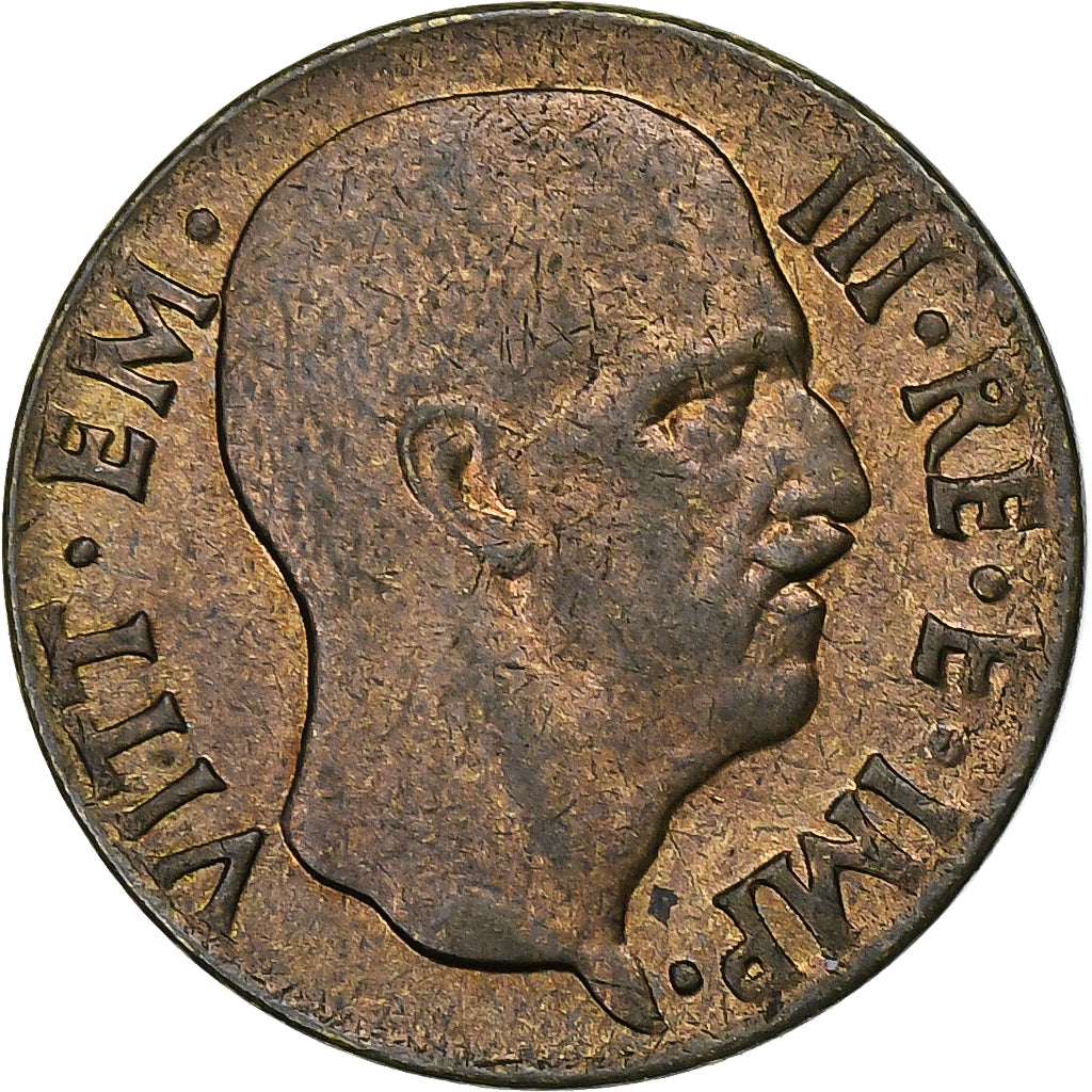 Italia, Vittorio Emanuele III, 5 Centesimi, 1942, Rome, Aluminio - bronce, EBC