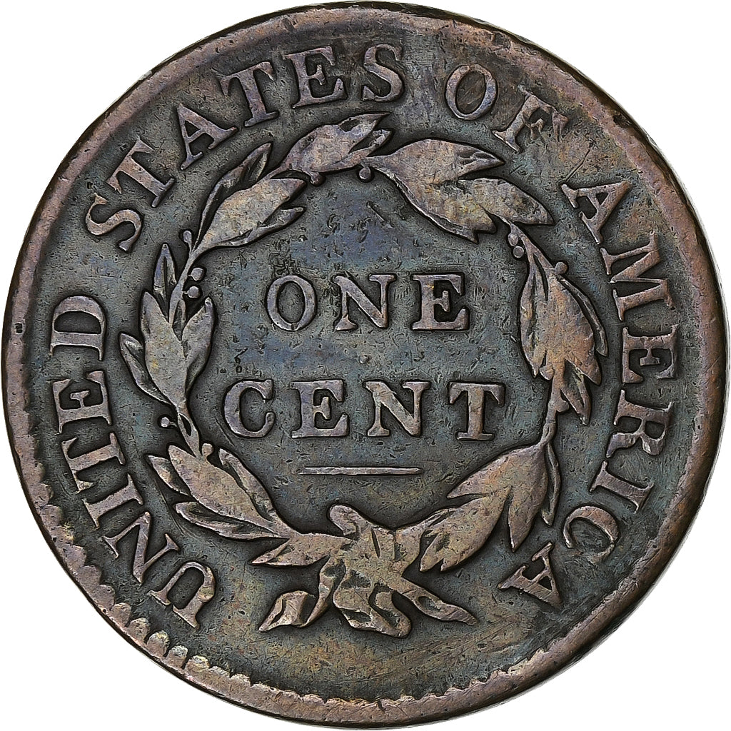 United States, 1 Cent, Coronet Head, 1816, Philadelphia, Copper, VF(30-35)