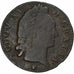 Frankreich, Louis XV, Sol, 1766, Aix, Kupfer, S, Gadoury:279