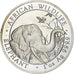 Somalia, 100 Shillings, Elephant, 2018, 1 Oz, Silver, MS(63)