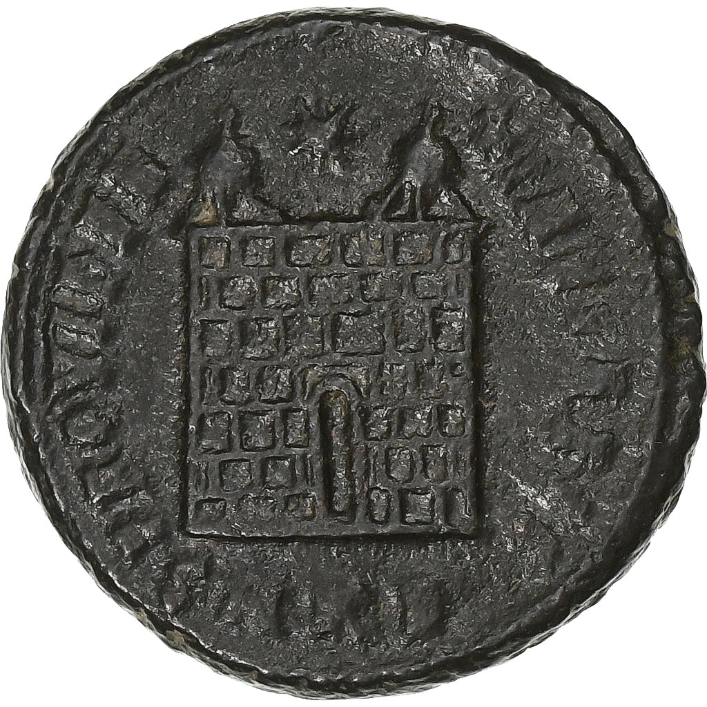 Constantine II, Follis, 324-325, Kyzikos, Bronze, SS+, RIC:26