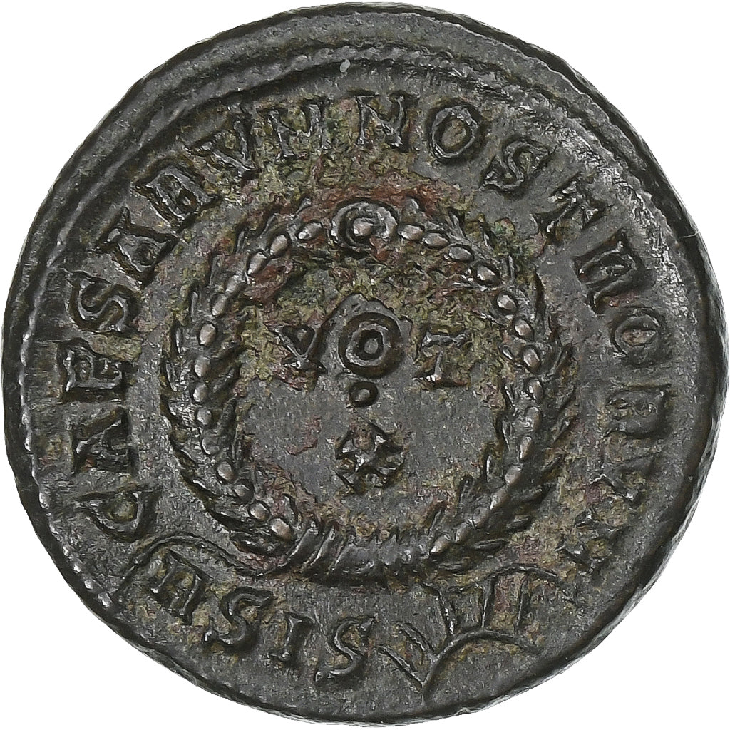 Crispus, Follis, 321-324, Siscia, Brązowy, AU(55-58), RIC:181
