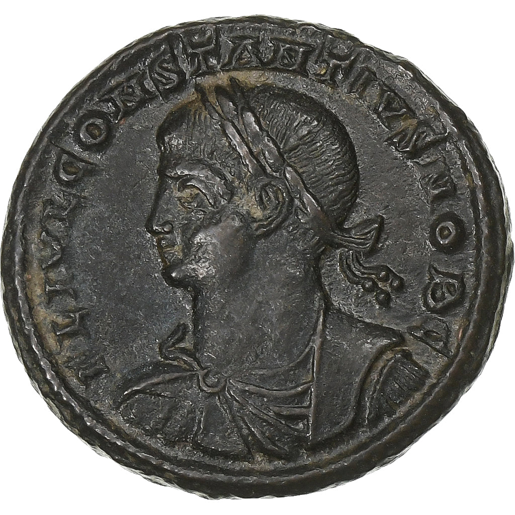 Constantius II, Follis, 328-329, Siscia, Bronze, VZ, RIC:217