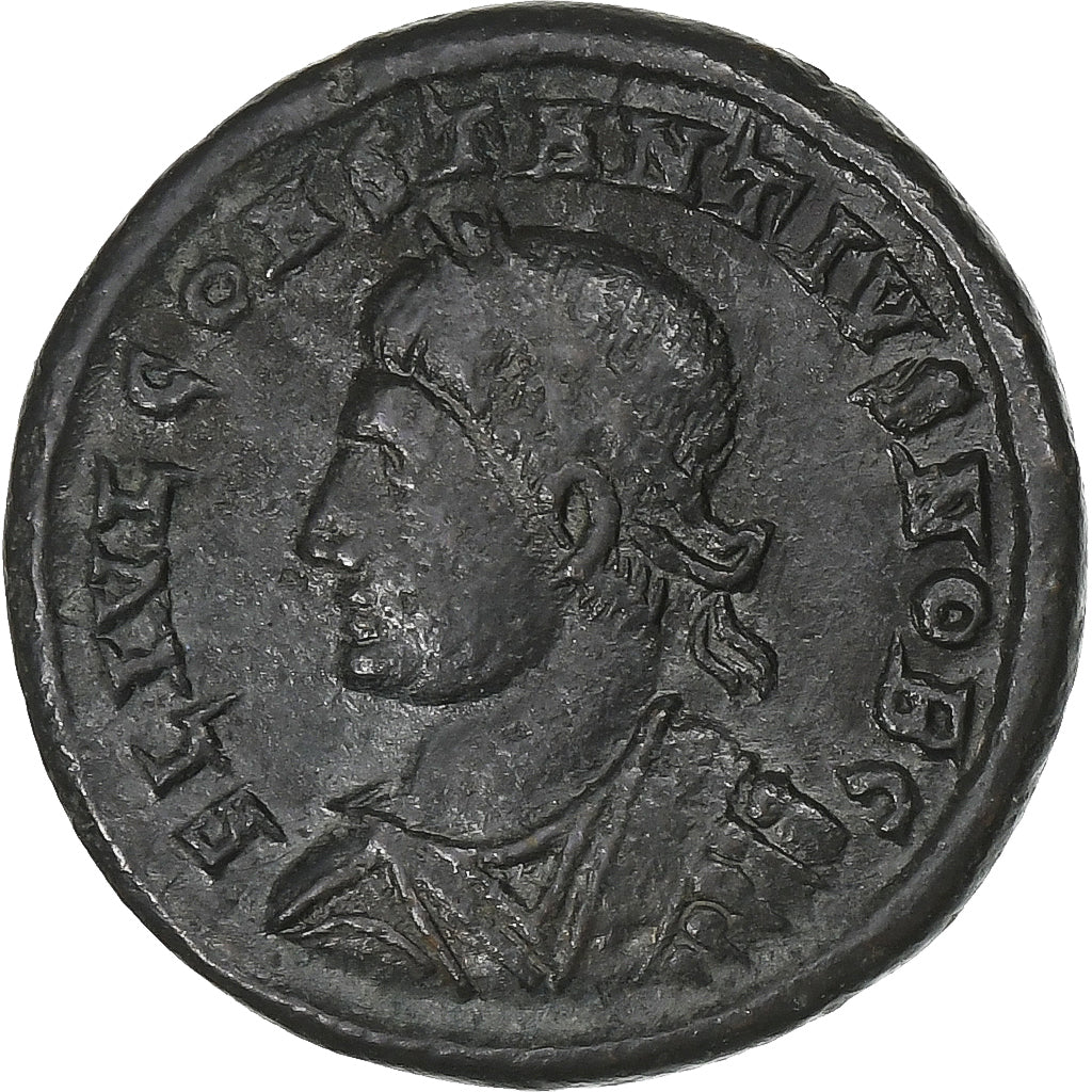 Constantius II, Follis, 327-329, Heraclea, Bronzo, BB+, RIC:97