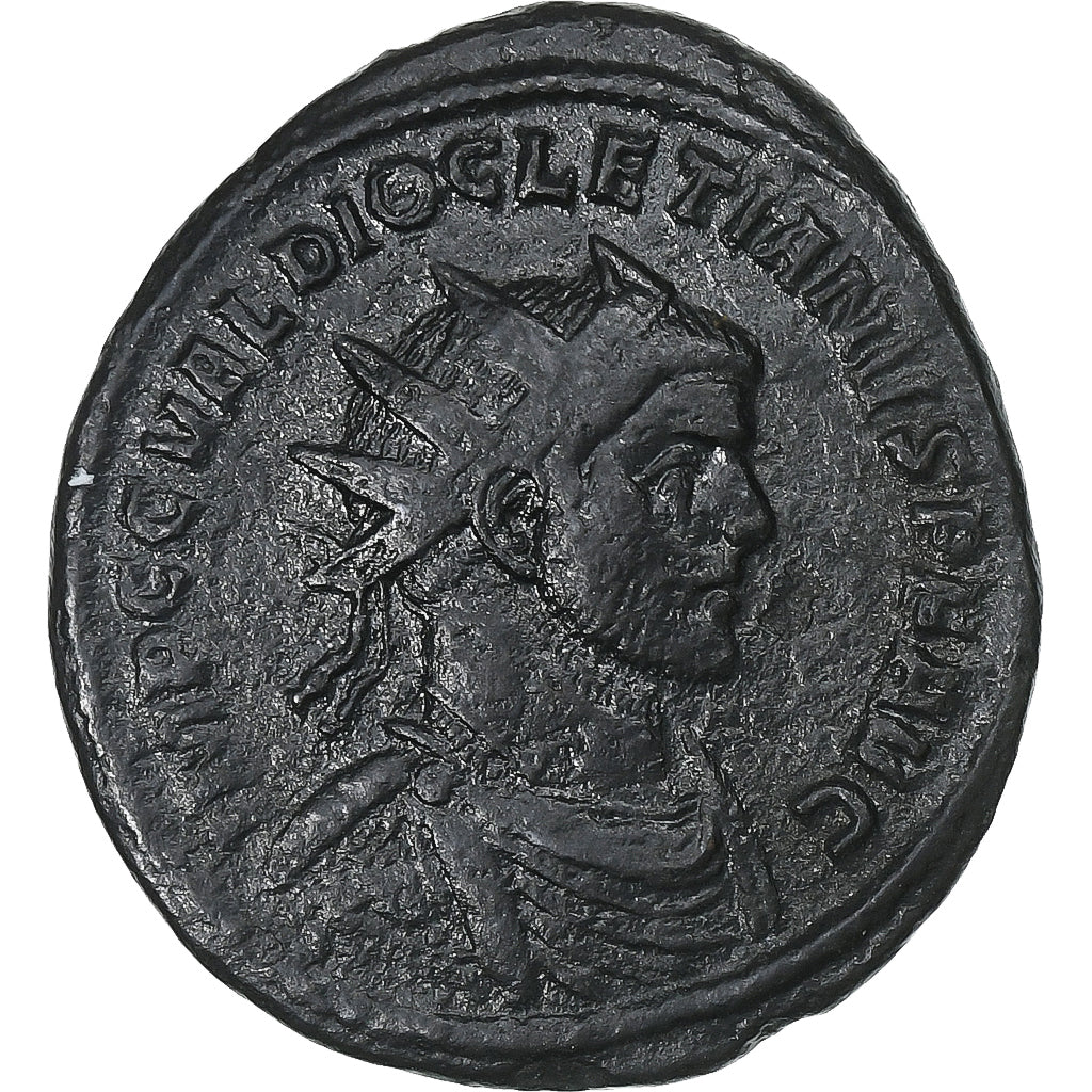Diocletian, Aurelianus, 285, Ticinum, Bronce, MBC