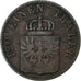 Kingdom of Prussia, Friedrich Wilhelm IV, 3 Pfennig, 1849, Berlin, Cobre, BC+