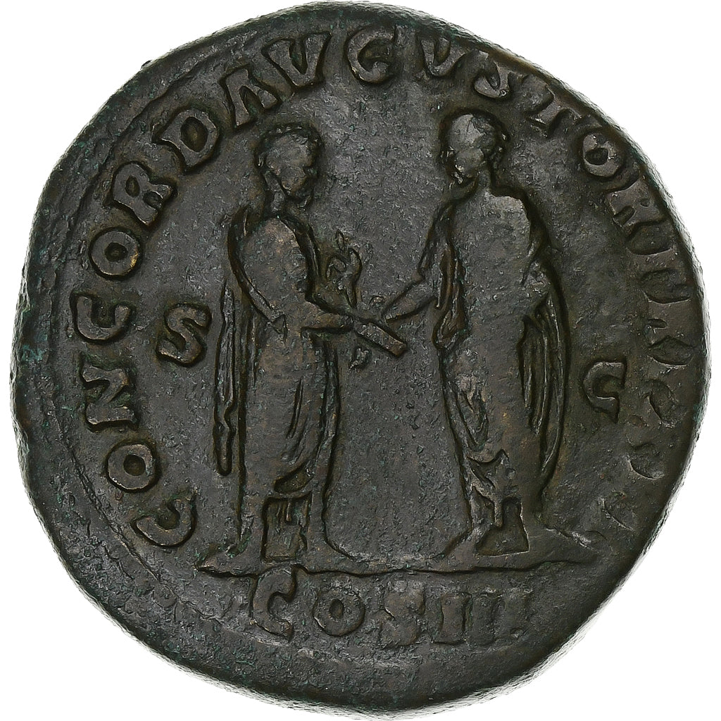 Marcus Aurelius, Sestertius, 161-162, Rome, Bronze, VF(30-35), RIC:827